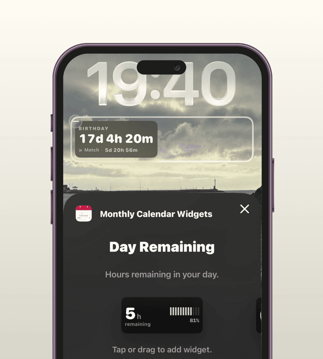 Lock Screen widgets