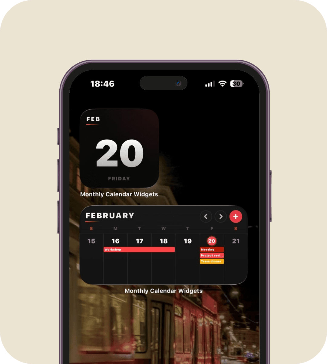 Small in Dark theme
