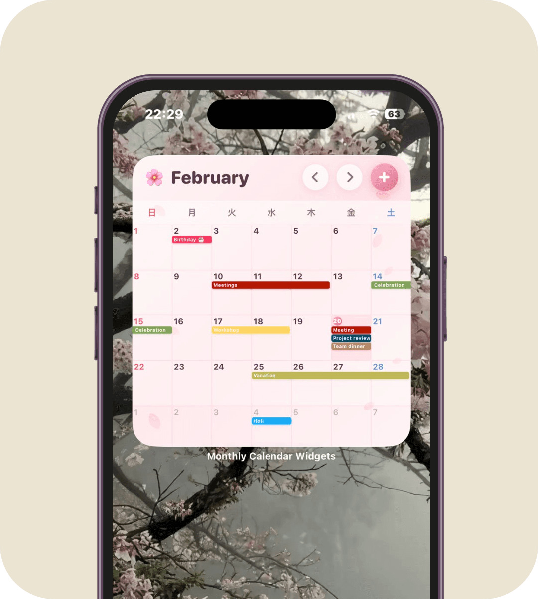 Large in Sakura theme